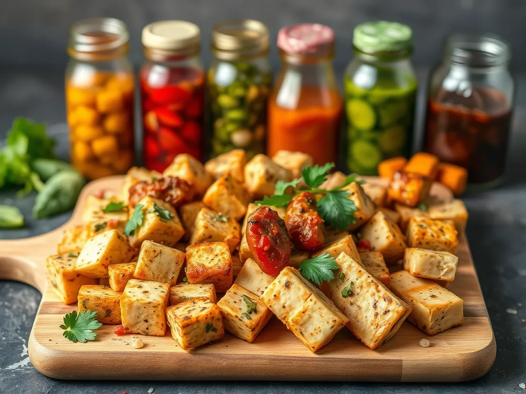 Ostre marynaty wegańskie – tofu, tempeh i seitan z charakterem