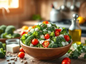 Nasz przepis na sałatkę brokułową z serem feta!