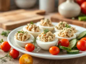 Jak zrobić przepyszne jajka faszerowane tuńczykiem?