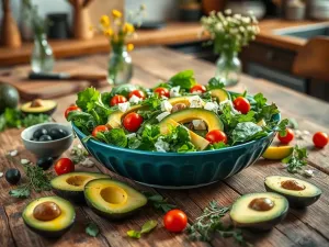 Przepis na pyszną sałatkę z awokado na kolację!
