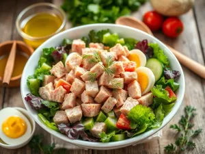 Mega sałatka z tuńczykiem, jajkiem i ogórkiem – zobacz nasz przepis!