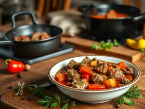 TOP 6 przepisów na gulasz wołowy z papryką!