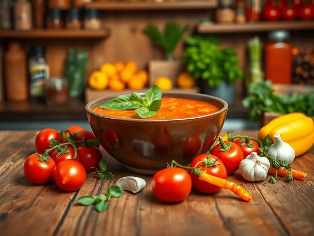 Mega przepis na zupę krem z pomidorów i papryki!