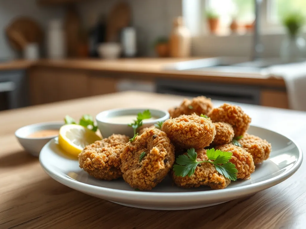 Boczniaki w panierce – Roślinna przekąska