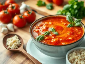 Jak zrobić przepyszną zupę pomidorową z ryżem?