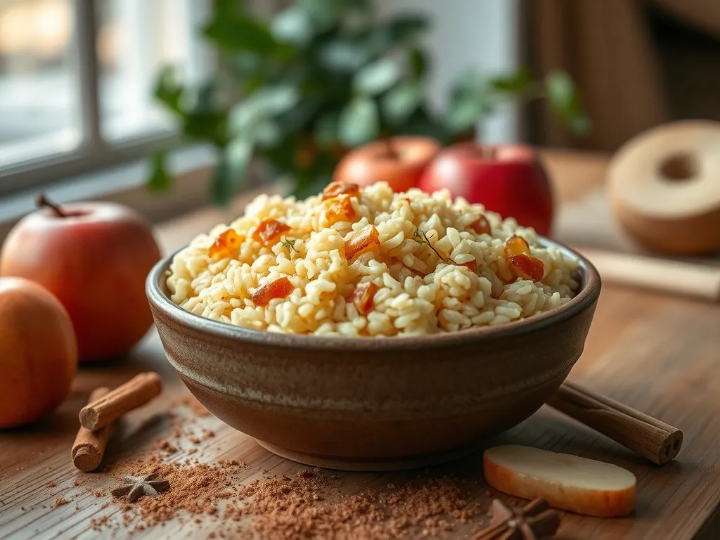 Przepis na wyśmienity ryż zapiekany z jabłkami!