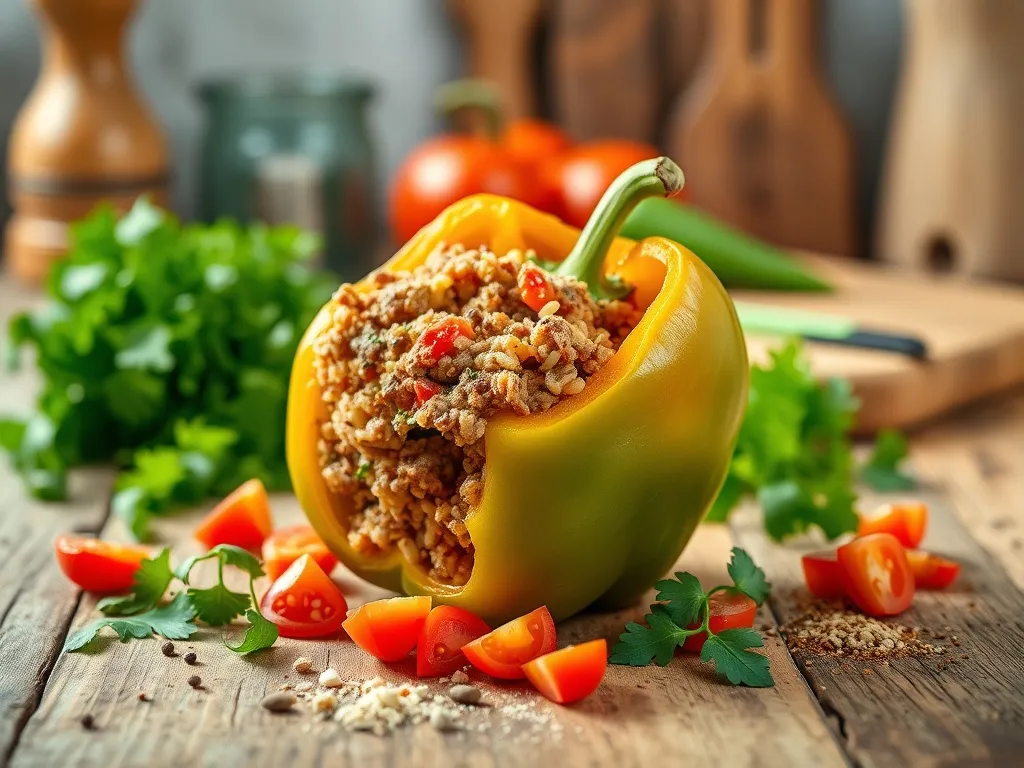 Papryka faszerowana mięsem – nasz autorski przepis!