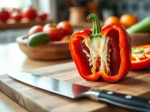 Jak łatwo pokroić paprykę? Poradnik cięcia papryki!