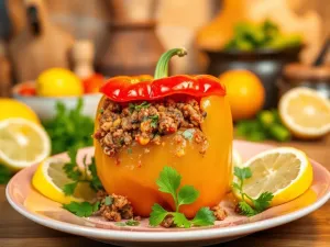 Papryka faszerowana mięsem mielonym – przepis doskonały!