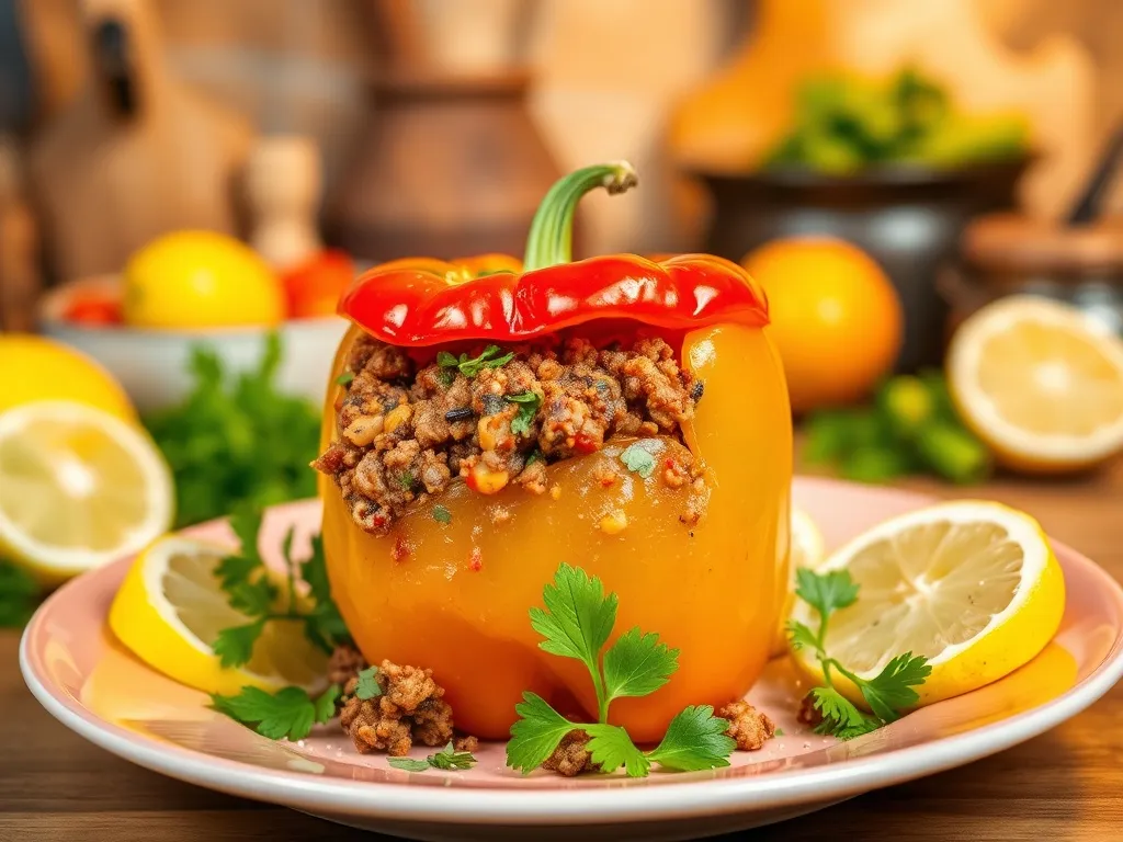 Papryka faszerowana mięsem mielonym – przepis doskonały!