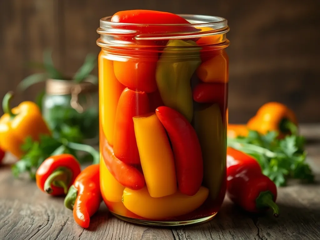 Papryka marynowana na słodko z olejem – przepis