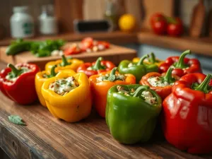 Jak zrobić smaczne papryki faszerowane serem?